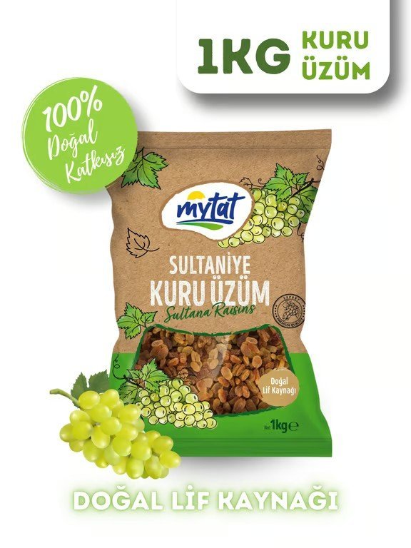Mytat-Dogal-10-No-Sultaniye-Kuru-Uzum-1-kg.jpg Mytat Doğal 10 No Sultaniye Kuru Üzüm 1 kg - Görsel 1