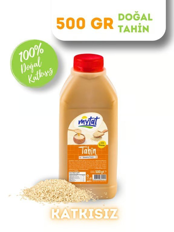 Mytat-Dogal-Katkisiz-Tahin-500-gr.jpg Mytat Doğal Katkisiz Tahin 500 gr - Görsel 1